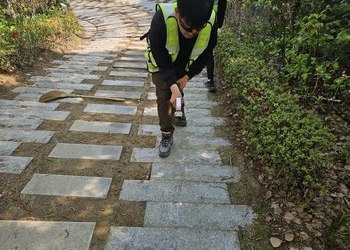 동양건설 가평연수원 석재 레이저 클리닝